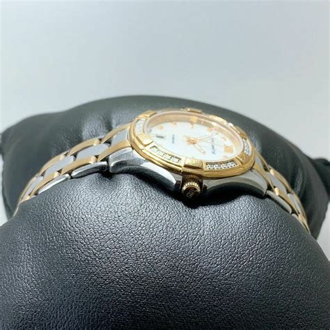 Michael Hill Diamond Two Tone Quartz Watch Ladies