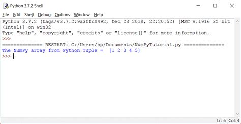 Python Numpy Array Tutorial