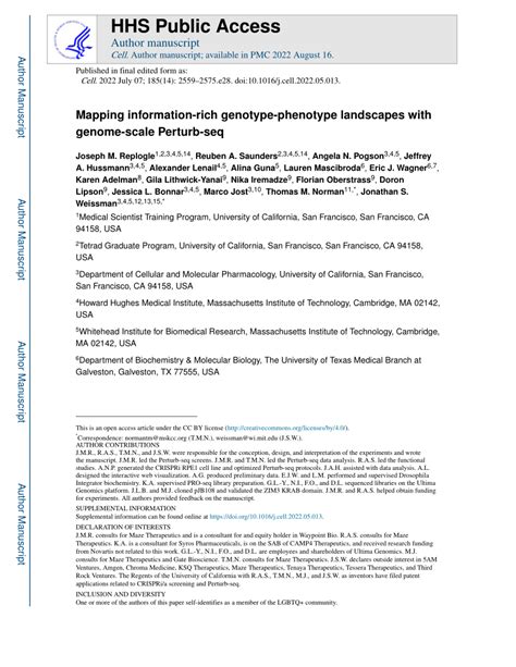 Pdf Mapping Information Rich Genotype Phenotype Landscapes With