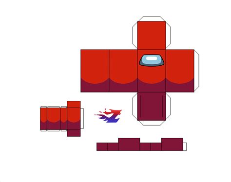 Among Us Papercraft Printable Printable Templates
