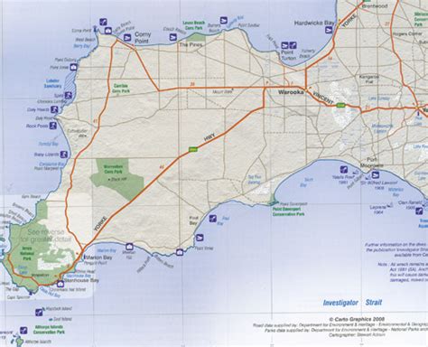 Yorke Peninsula Map Carto Graphics - Maps, Books & Travel Guides