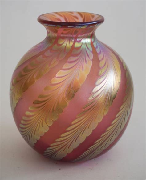 Sold Price Vintage Steven Correia Art Glass Vase March