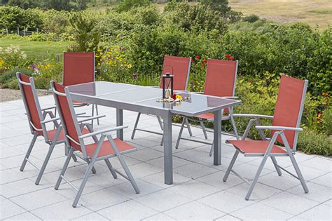 Merxx Gartenm Bel Set Amalfi Teilig Ausziehtisch X Cm