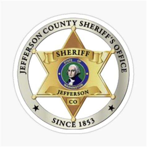 "Jefferson County Washington Sheriff's Office Badge" Sticker for Sale ...