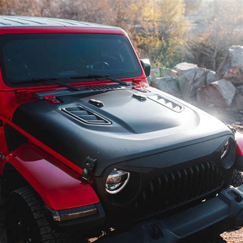 Suapree Jeep Wrangler Hood 10th Anniversary Version For Jl And Jt — Suparee