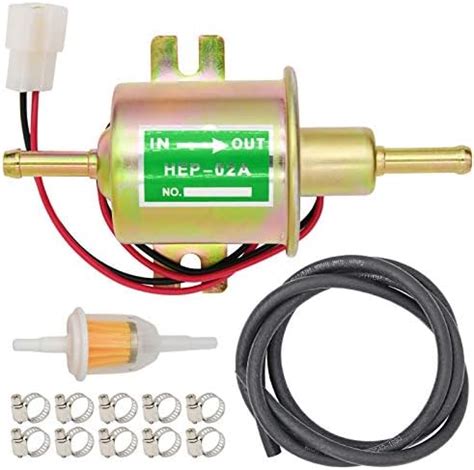 Amazon Universal Electric Fuel Pump Kit 12V 3 6PSI Inline Low