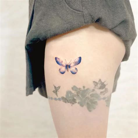 95 Top-Grade Butterfly Thigh Tattoos For Women