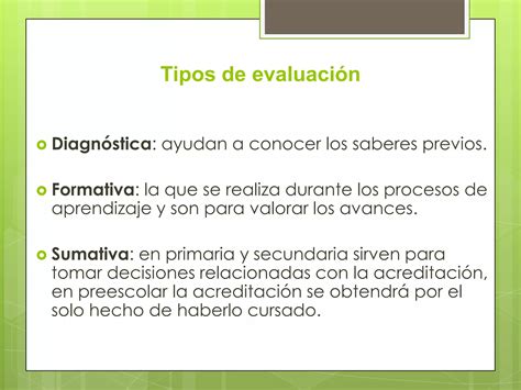 Concepto Y Caracteristicas De La Evaluacion Formativa PPT