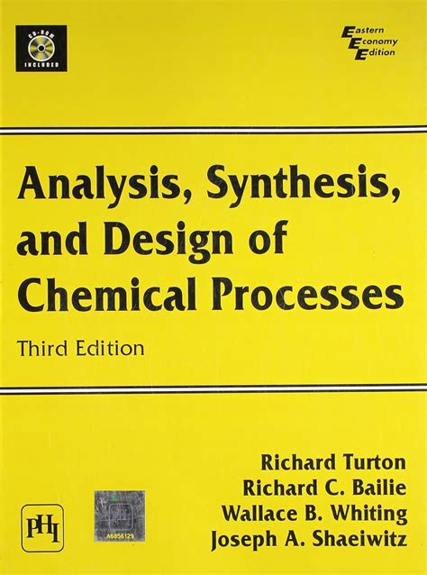 Buy Analysis Synthesis And Design Of Chemical Processes Book Online