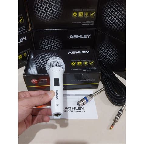 Jual Mic Kabel Ashley A Putih Original Garansi Resmi Tahun Shopee