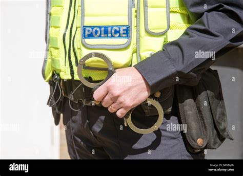 Police Badge Handcuffs Hi Res Stock Photography And Images Alamy