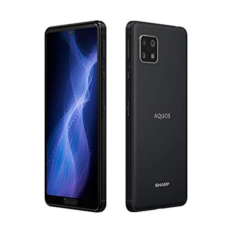 SHARP SIMフリースマホ AQUOS sense5G ブラック Nippon Inside