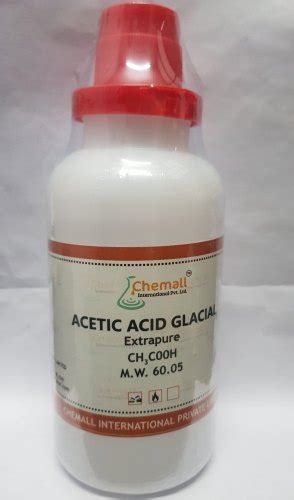 White Pharma Acetic Acid Glacial Bottles Packaging Size Ml At Rs