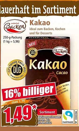 Backen Kakao Angebot Bei NORMA 1Prospekte De