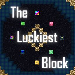 The Luckiest Block Lucky Block Race Map Files Minecraft Worlds