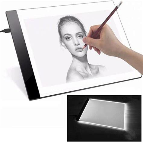 A Led Drawing Tablet Digital Graphics Pad Usb Led Light Box Copy Board