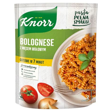 Knorr Makaron bolognese z mięsem wołowym 160 g Zakupy online z