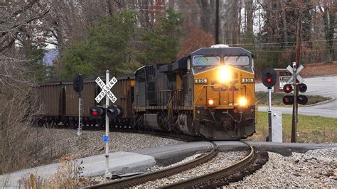 Heavy Csx Coal Train In The North Carolina Mountains Youtube