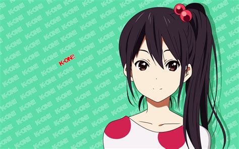 Wallpaper Illustration Anime Cartoon Black Hair K On Nakano Azusa Hairstyle 1920x1200