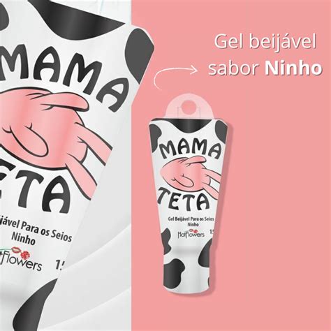 Gel Beijável Para os Seios Mama Teta Hot Flowers g Sex Shop Shopee Brasil