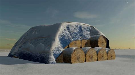 Pile De Balles Rondes FS22 V1 0 0 0 Mod FS25 Mods FS22 Mods