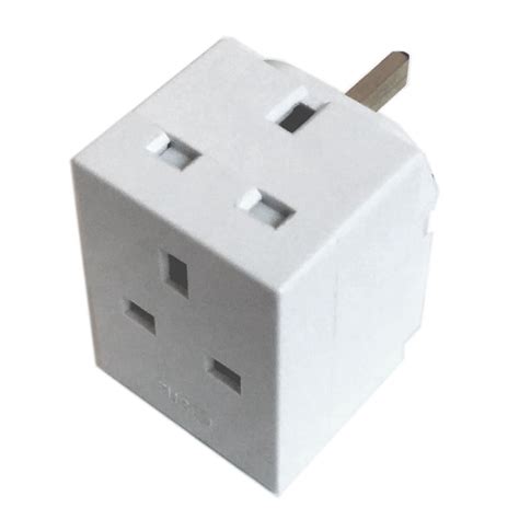 Way Socket Household Multi Plug Fused Adapter Uk Mains V Ac