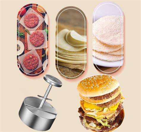 🍔Adjustable Stainless Steel Hamburger Patty Maker