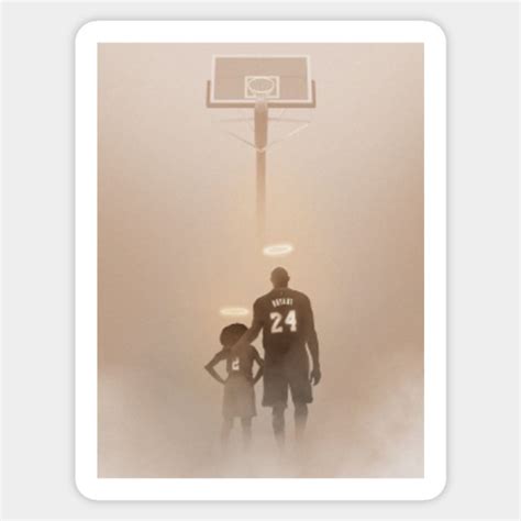 RIP Kobe Gigi - Kobe Bryant - Sticker | TeePublic