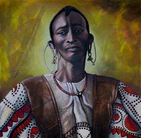 Maasai Warrior Art