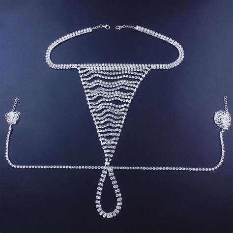 Sexy Chain Crystal Bikini Gstring Thong Shipyz Easy To Purchase