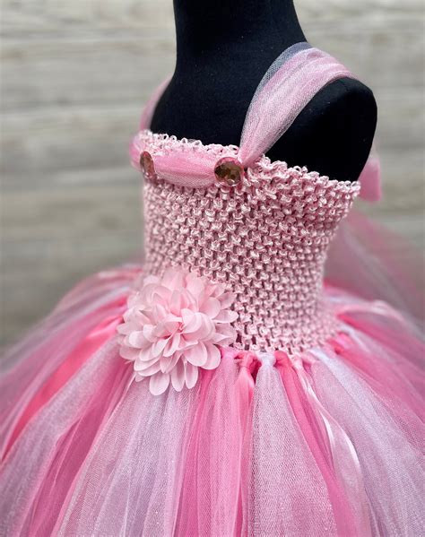 Pink And White Fairy Princess Costume Set Princess Tutu Etsy