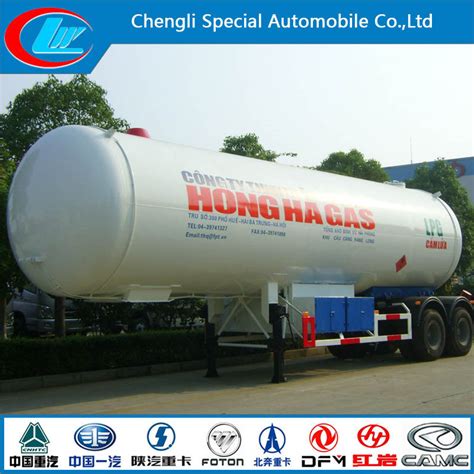 Asme Standard 2 Axles Liquid Petroluem Gas Semi Trailer China