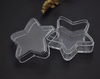 12pieces 30mmx30mmx22mm Square Clear Plastic Box Transparent Ps Box