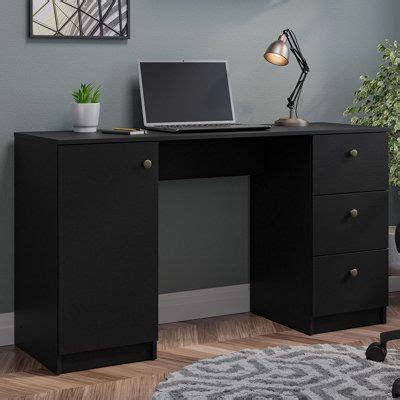 MADESA Executive Computer Writing Desk 53 Inch With 3 Drawers And 1