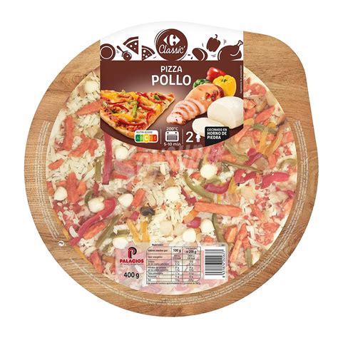 Carrefour Pizza De Pollo Classic G