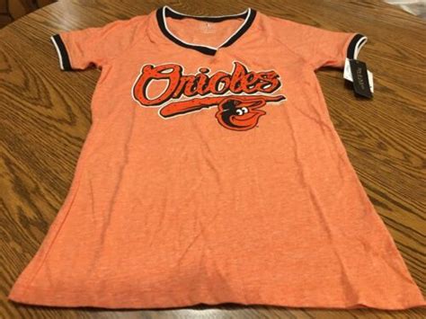 Baltimore Orioles Mlb Womens 5th And Ocean Orange Jersey T Shirt Medium