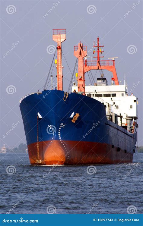 Cargo Ship At Sea Stock Photos - Image: 15897743