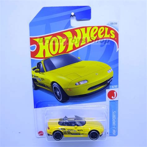 Jual Hot Wheels 91 Mazda MX 5 Miata Kuning Shopee Indonesia