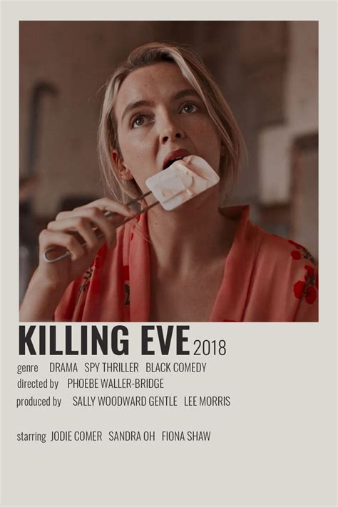 Killing Eve X Minimalist Polaroid Poster By Cari Movie Posters