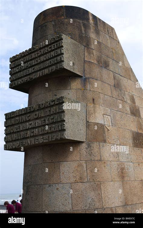 MEMORIAL OMAHA BEACH FRANCE Stock Photo - Alamy