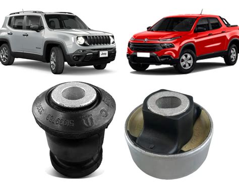 Kit 4 Bucha Bandeja Balança Mopar Fiat Toro 4x4 Diesel 2020 Frete grátis