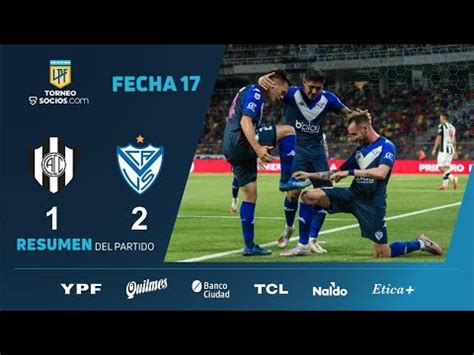 TorneoSocios Fecha 17 resumen de Central Córdoba Vélez YouTube