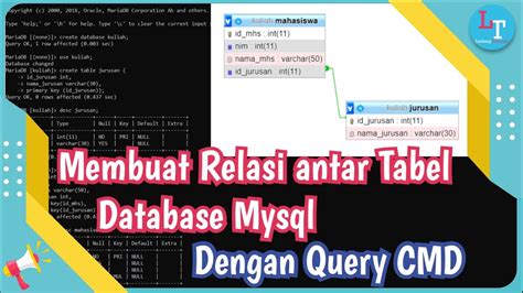 Cara Membuat Relasi Antar Tabel Database MySQL Dengan Query Di CMD