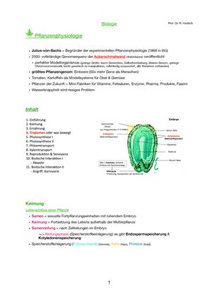 Fragenkatalog Pflanzenphysiologie Fibio Fachschaftsinitiative