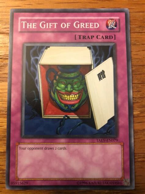 Yugioh The T Of Greed Taev En079 Common Unlimited Nm Ebay