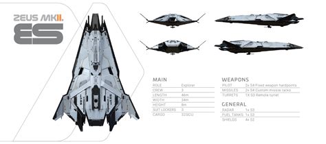 Zeus Mk II ES от Roberts Space Industries в Star Citizen