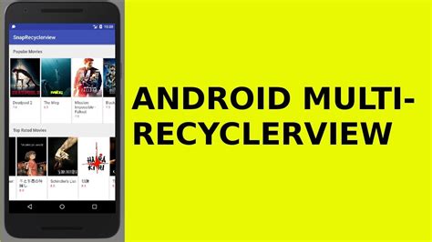 Android Multi Recyclerview Youtube