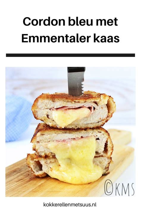 Cordon Bleu Met Emmentaler Kaas Kokkerellen Met Suus