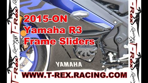 T Rex Racing 2019 On Yamaha R3 Frame Sliders No Cut Youtube