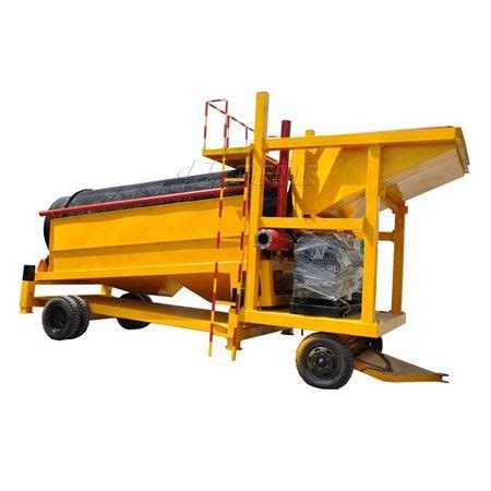 Alluvial Mobile 100tph Gold Washing Trommel Machine 200 Tons Per Hour